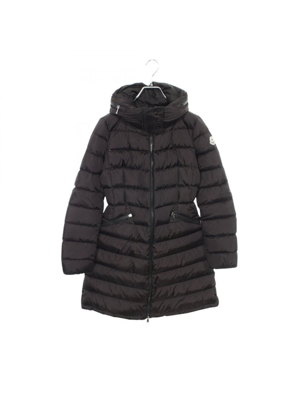 Moncler Down Jacket Flammette Hooded Nylon